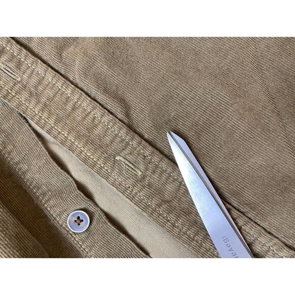 Weatherproof Mens Brown Corduroy Longs Sleeve Button Up Shirt Size Large Western - Picture 6 of 14